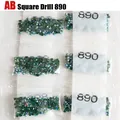 Diamantbild Steine AB 5 Beutel bis 100 Beutel – Farbe AB Square drill 890