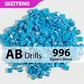 Diamantbild Steine AB 5g bis 10g – Farbe Seeblau (AB-996)