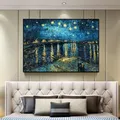 Diamantbild Sternenhimmel Van Gogh 30 x 40 cm mit runden Steinen – Farbe jxy336