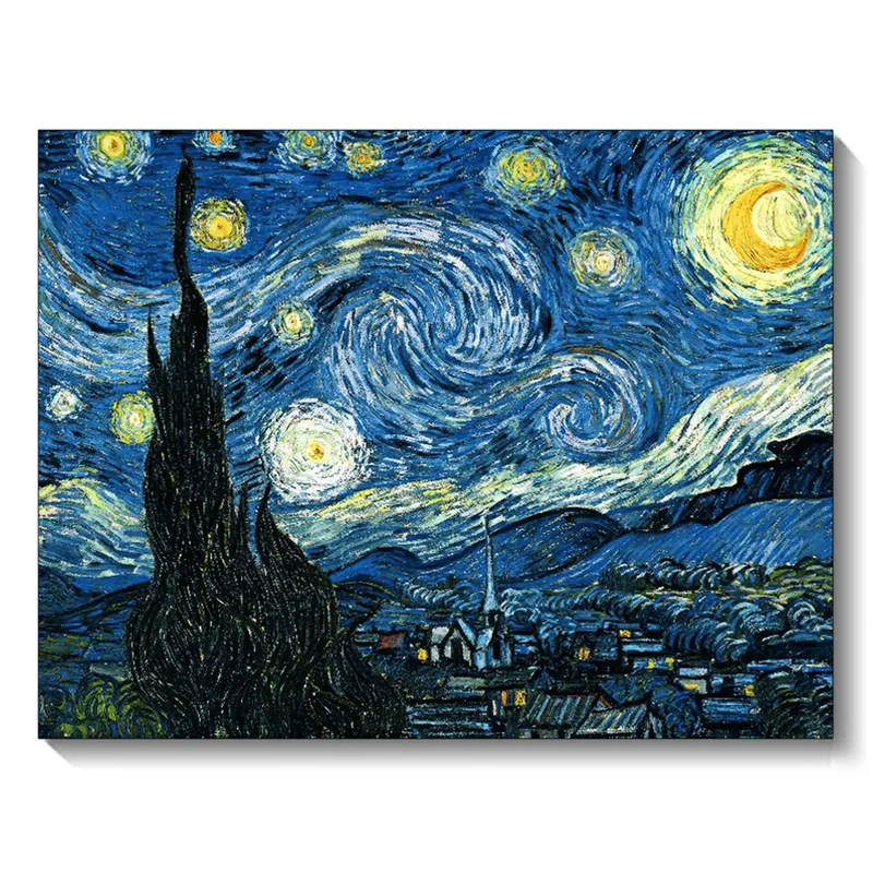 Diamantbild Sternennacht Landschaft Mosaik Kreuzstich Kunst Deko