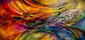 Diamantbild Streifen abstrakt 15x30 bis 30x60 cm – Farbe Gelb
