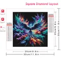 Diamantbild Tai Chi Sonnenblume 20 bis 50 cm mit runden oder eckigen Steinen – 2