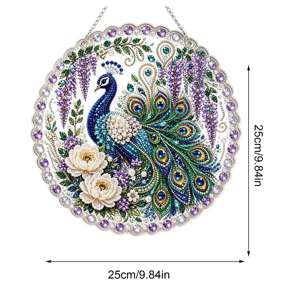 Diamantbild Tier Blume 3D Mosaik Wanddeko Fensterdeko