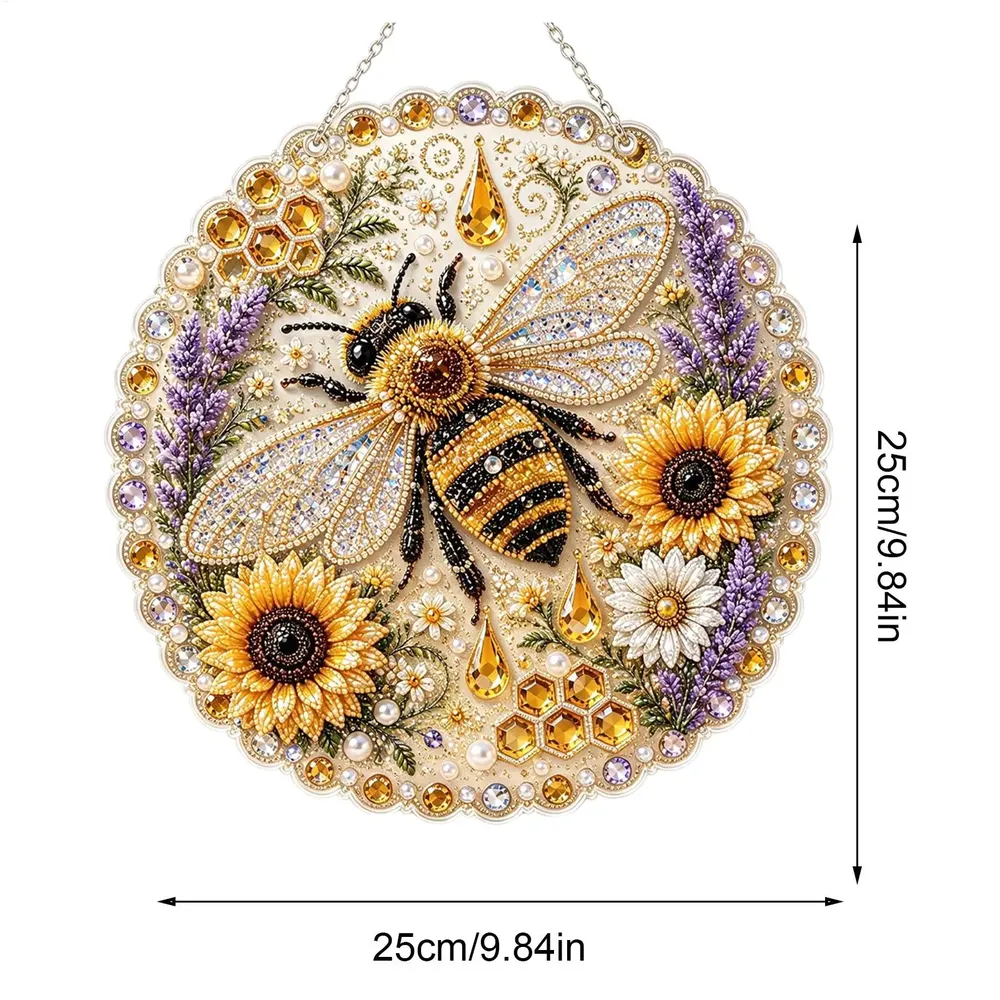 Diamantbild Tier Blume 3D Mosaik Wanddeko Fensterdeko