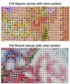 Diamantbild Weltkarte abstrakt 40x20 bis 70x35 cm – 2