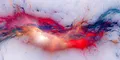 Diamantbild Wolke abstrakt 30x15 bis 100x50 cm – Farbe 1708SS