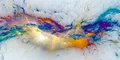 Diamantbild Wolke abstrakt 30x15 bis 100x50 cm – Farbe 1710SS
