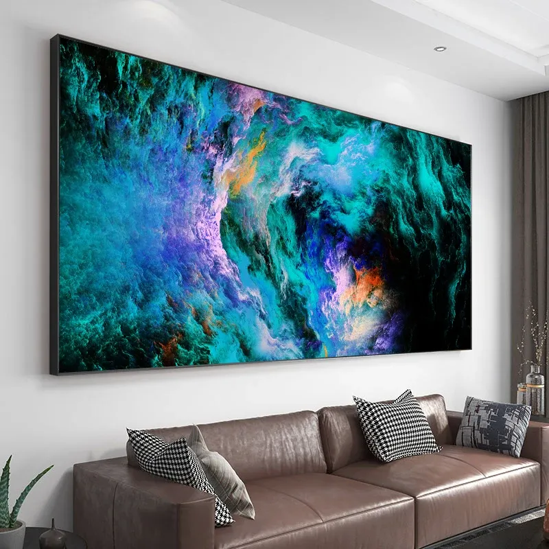 Diamantbild Wolke abstrakt 30x15 bis 100x50 cm