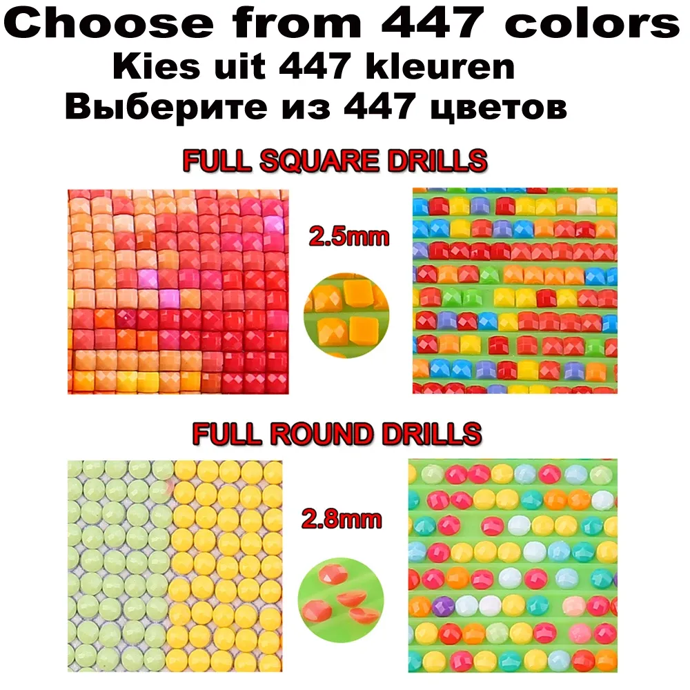 Diamantbild Zubehör 10 Beutel bis 447 Beutel