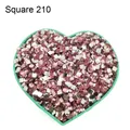 Diamantbild Zubehör 10g bis 500g – Farbe Crystal Square 210
