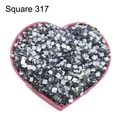 Diamantbild Zubehör 10g bis 500g – Farbe Crystal Square 317