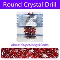 Diamantbild Zubehör 20 Beutel bis 445 Beutel – Farbe Round Crystal Drill