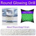 Diamantbild Zubehör 20 Beutel bis 445 Beutel – Farbe Round Glowing Drill