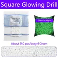 Diamantbild Zubehör 20 Beutel bis 445 Beutel – Farbe Square Glowing Drill