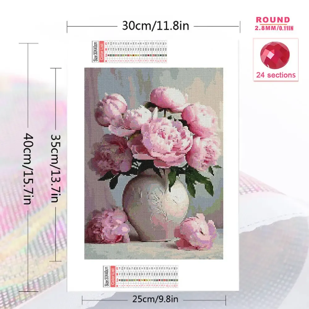 Diamantgemälde Disney Blume Rose Cartoon Strassbilder