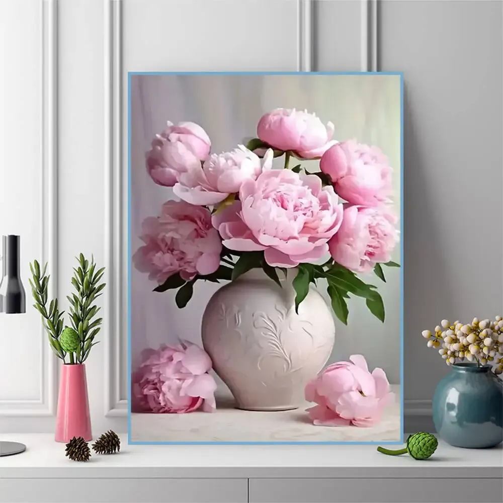 Diamantgemälde Disney Blume Rose Cartoon Strassbilder