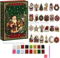 Diamantkunst Adventskalender 24 Anhänger Weihnachtsdeko – 1