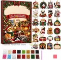 Diamantkunst Adventskalender 24 Anhänger Weihnachtsdeko – 2
