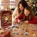 Diamantkunst Adventskalender 24 Anhänger Weihnachtsdeko – 3