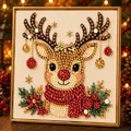 Diamantkunst Set mit Rahmen 25 x 25 cm Weihnachten – Farbe 1Set