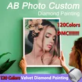 Diamantmalerei 120 Farben eigenes Foto 20 bis 50 cm Harz AB – 1