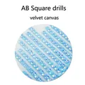 Diamantmalerei 120 Farben eigenes Foto 20 bis 50 cm Harz AB – Farbe Add Part AB Square