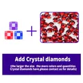 Diamantmalerei 120 Farben eigenes Foto 40 bis 120 cm Harz – Farbe Add Crystal Resin BQ