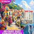 Diamantmalerei AB Fairy Dust Landschaft Strandhaus Mosaik – 1
