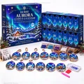 Diamantmalerei Adventskalender 14 Tage Weihnachtsanhänger – Farbe Tiefer Saphir (A)