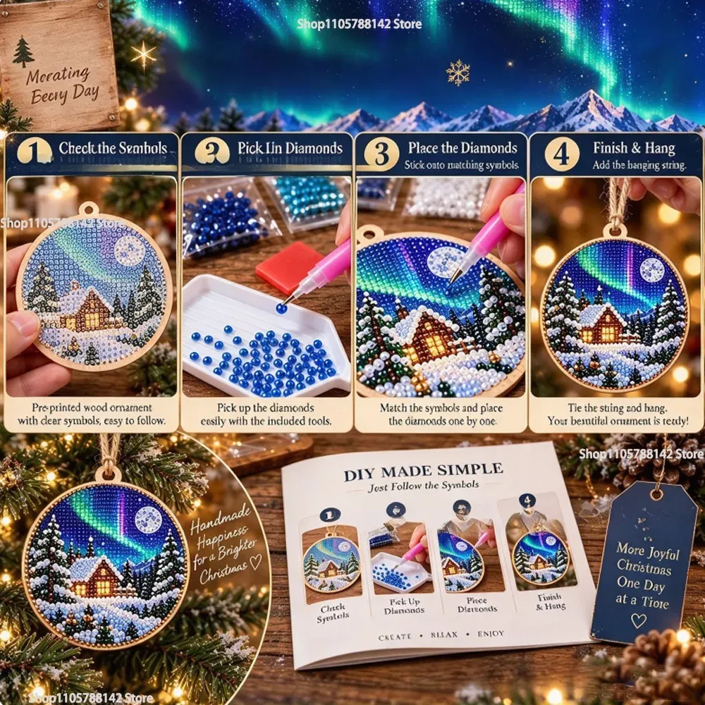 Diamantmalerei Adventskalender 14 Tage Weihnachtsdeko