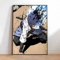 Diamantmalerei Anime Naruto Sasuke Uchiha Kunst – Farbe Rot (3)