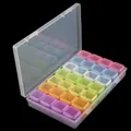 Diamantmalerei Aufbewahrungsbox 28 bis 64 Fächer für Bohrer – Farbe 28 Grids Color