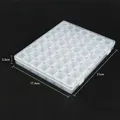 Diamantmalerei Aufbewahrungsbox 28 bis 64 Fächer für Bohrer – Farbe 56 Grids White