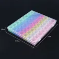 Diamantmalerei Aufbewahrungsbox 28 bis 64 Fächer für Bohrer – Farbe 56 Grids Color