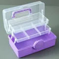 Diamantmalerei Aufbewahrungsbox 57 Flaschen tragbar Zubehör Behälter – Farbe PU-Empty Box