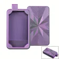 Diamantmalerei Aufbewahrungsbox mit Deckel für Zubehör – Farbe Black Purple