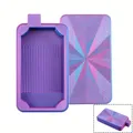 Diamantmalerei Aufbewahrungsbox mit Deckel für Zubehör – Farbe Purple Blue