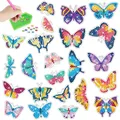 Diamantmalerei Aufkleber Kit Blume Schmetterling Mosaik Handwerk – 1