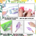 Diamantmalerei Aufkleber Kit Blume Schmetterling Mosaik Handwerk – 5