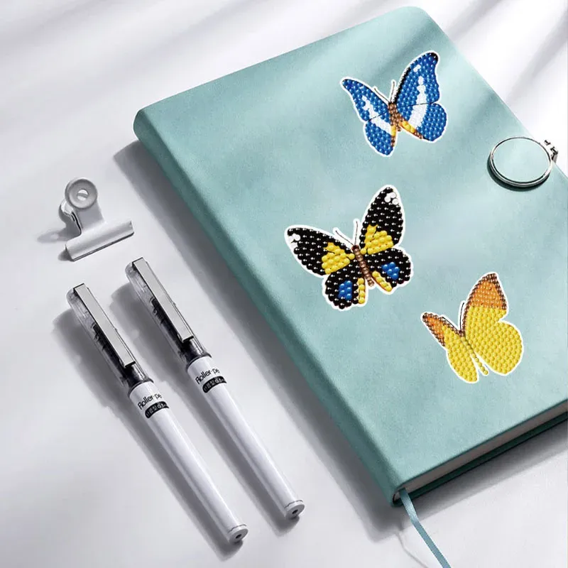 Diamantmalerei Aufkleber Kit Blume Schmetterling Mosaik Handwerk