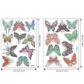 Diamantmalerei Aufkleber Kit Blume Schmetterling Mosaik Handwerk – Farbe BT559