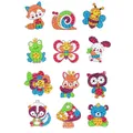 Diamantmalerei Aufkleber Set Kinder Tiere Animiert Edelstein Kunst – Farbe B16428A