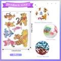 Diamantmalerei Aufkleber Winnie Puuh für Kinderdekoration – 6