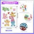 Diamantmalerei Aufkleber Winnie Puuh für Kinderdekoration – Farbe BT763