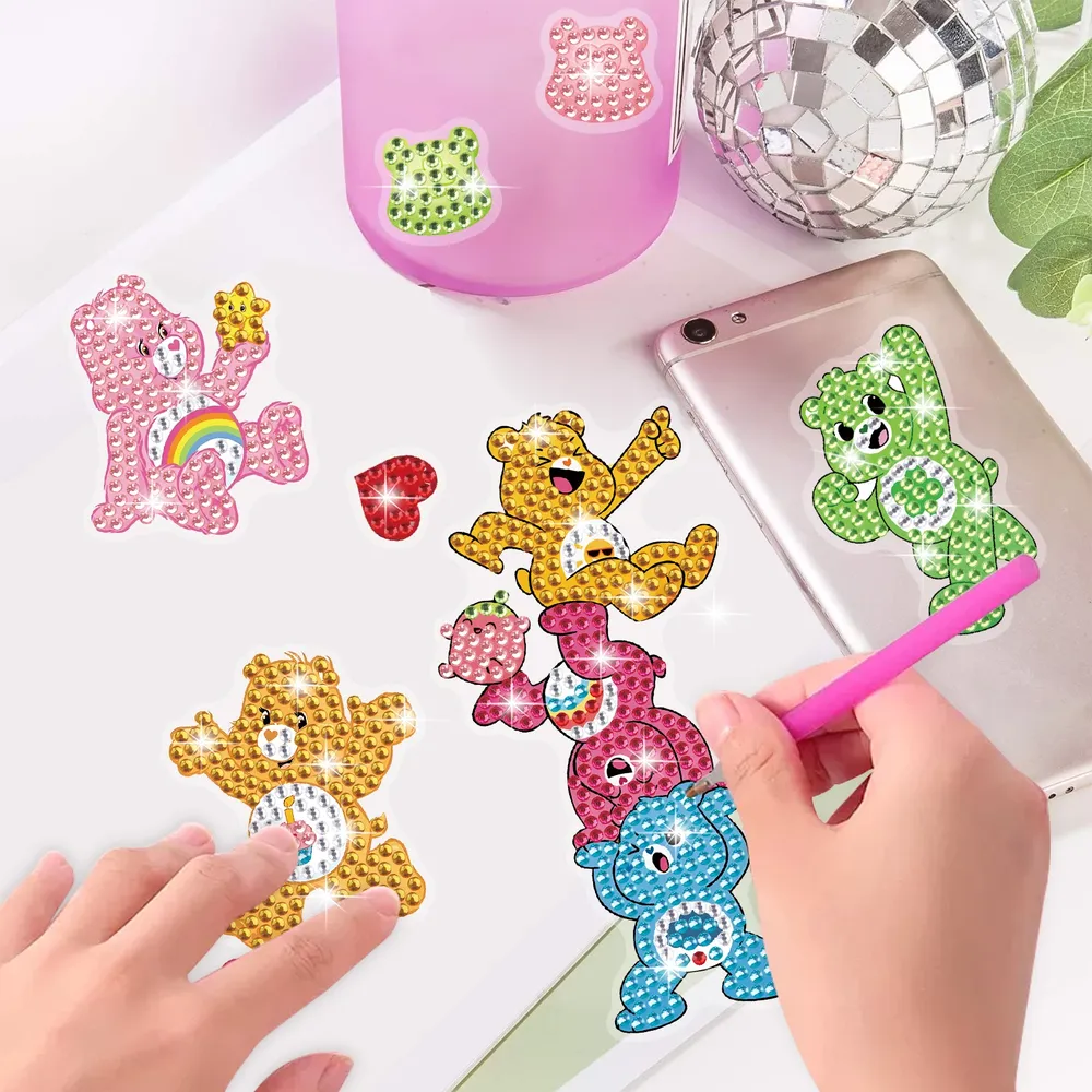 Diamantmalerei Aufkleber Winnie Puuh für Kinderdekoration