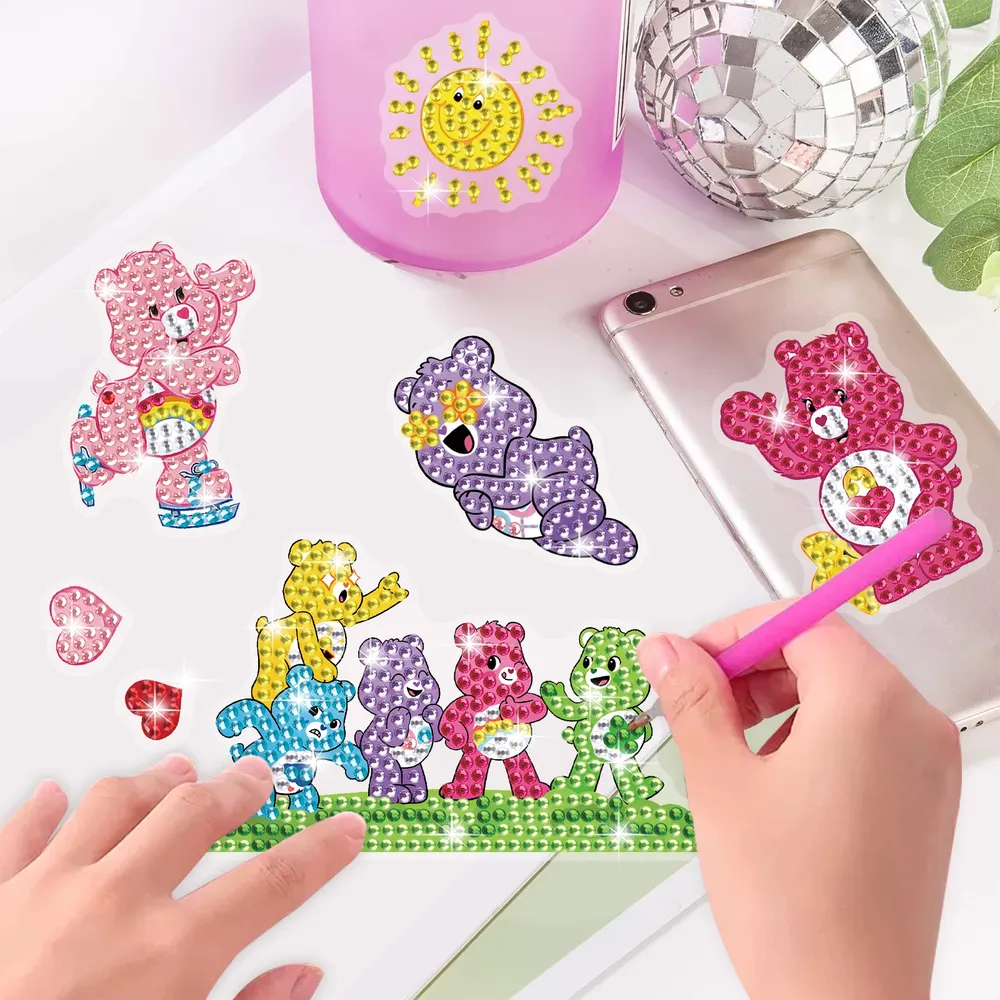 Diamantmalerei Aufkleber Winnie Puuh für Kinderdekoration