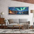 Diamantmalerei Aurora Landschaft 20 bis 90 cm rund oder quadratisch – 1