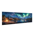 Diamantmalerei Aurora Landschaft 20 bis 90 cm rund oder quadratisch – Farbe FC28002