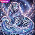 Diamantmalerei Bär Mond Tier 20x20 bis 50x50cm – 1