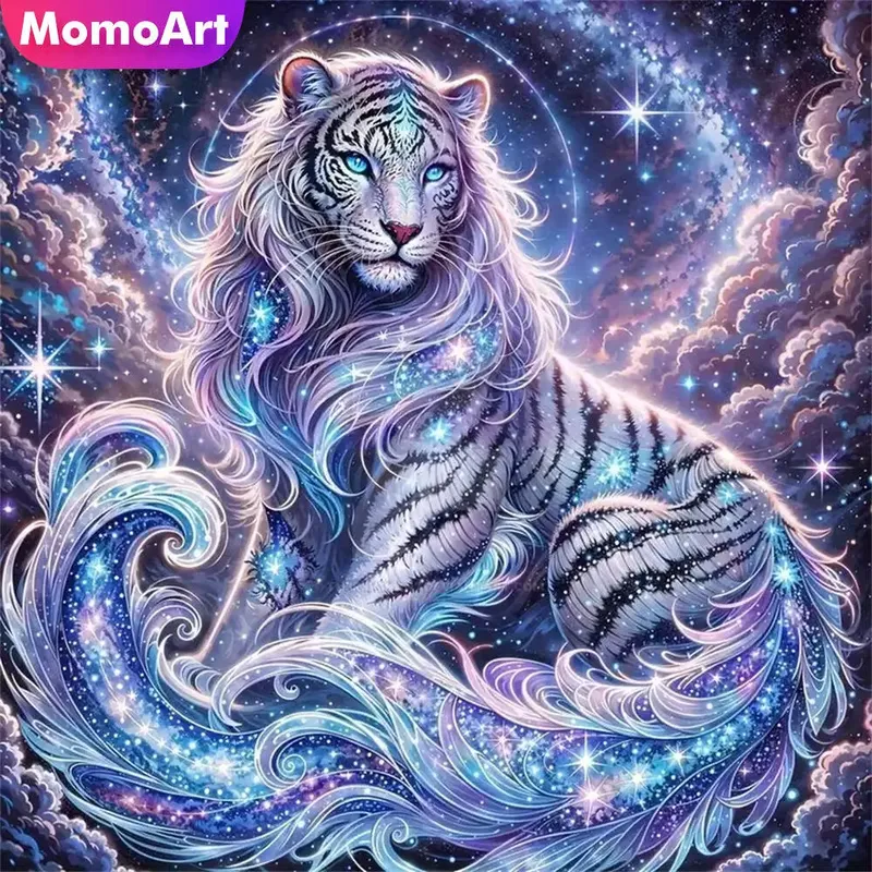 Diamantmalerei Bär Mond Tier 20x20 bis 50x50cm
